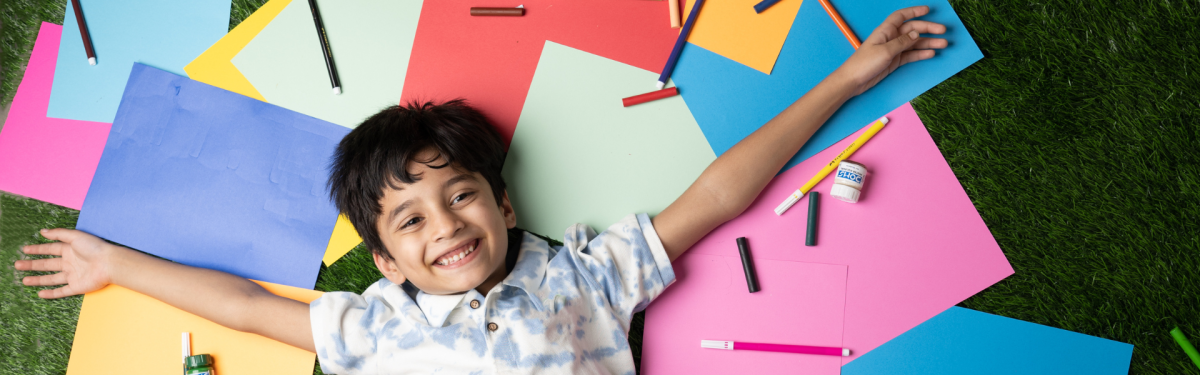 April School Holidays at Casuarina Square Kid excited for the school holidays crafts at Casuarina Square